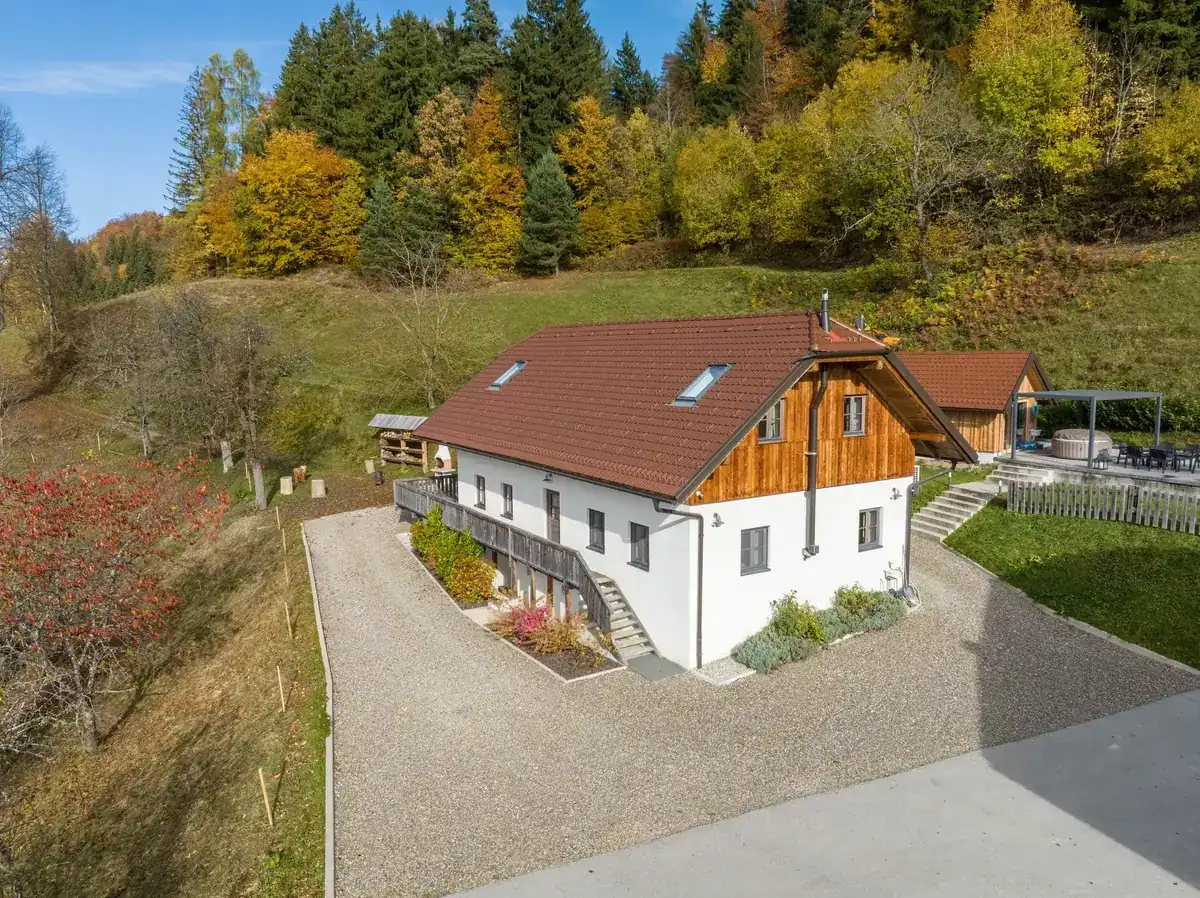 Villa Richterberg aerial view